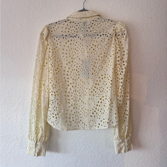 NWT Joie Eyelet button down - Picture 2 of 5